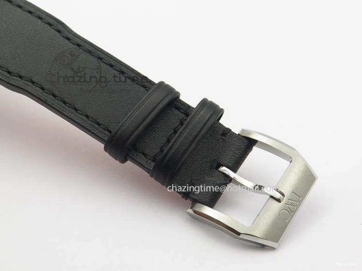 MIROTIME 0212 Mark XVIII IW327001 SS Mk Maker Best Edition Black Dial On Black Leather Strap A SunProtective 7299